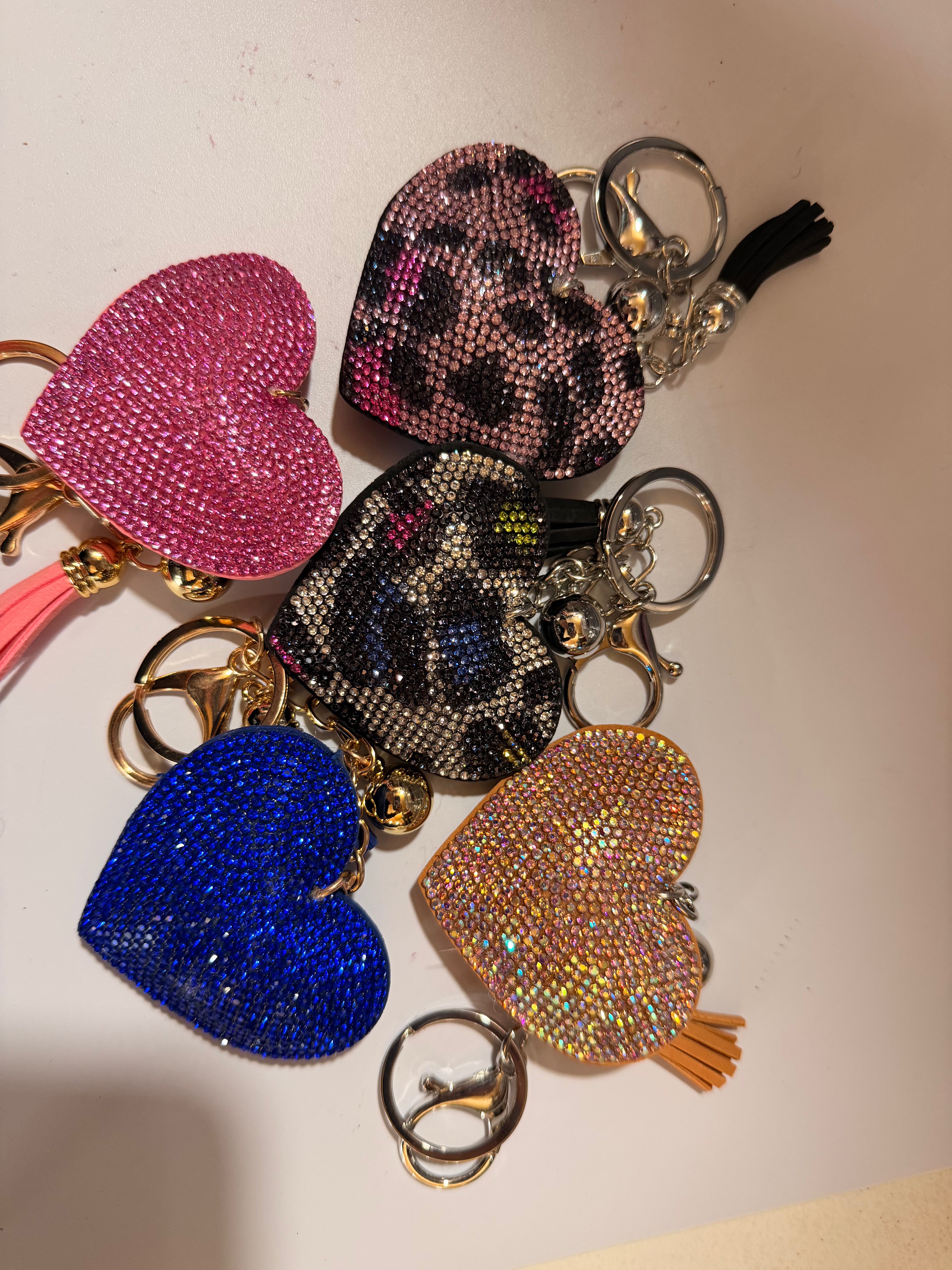 Sparkling Rhinestone Heart Pendant