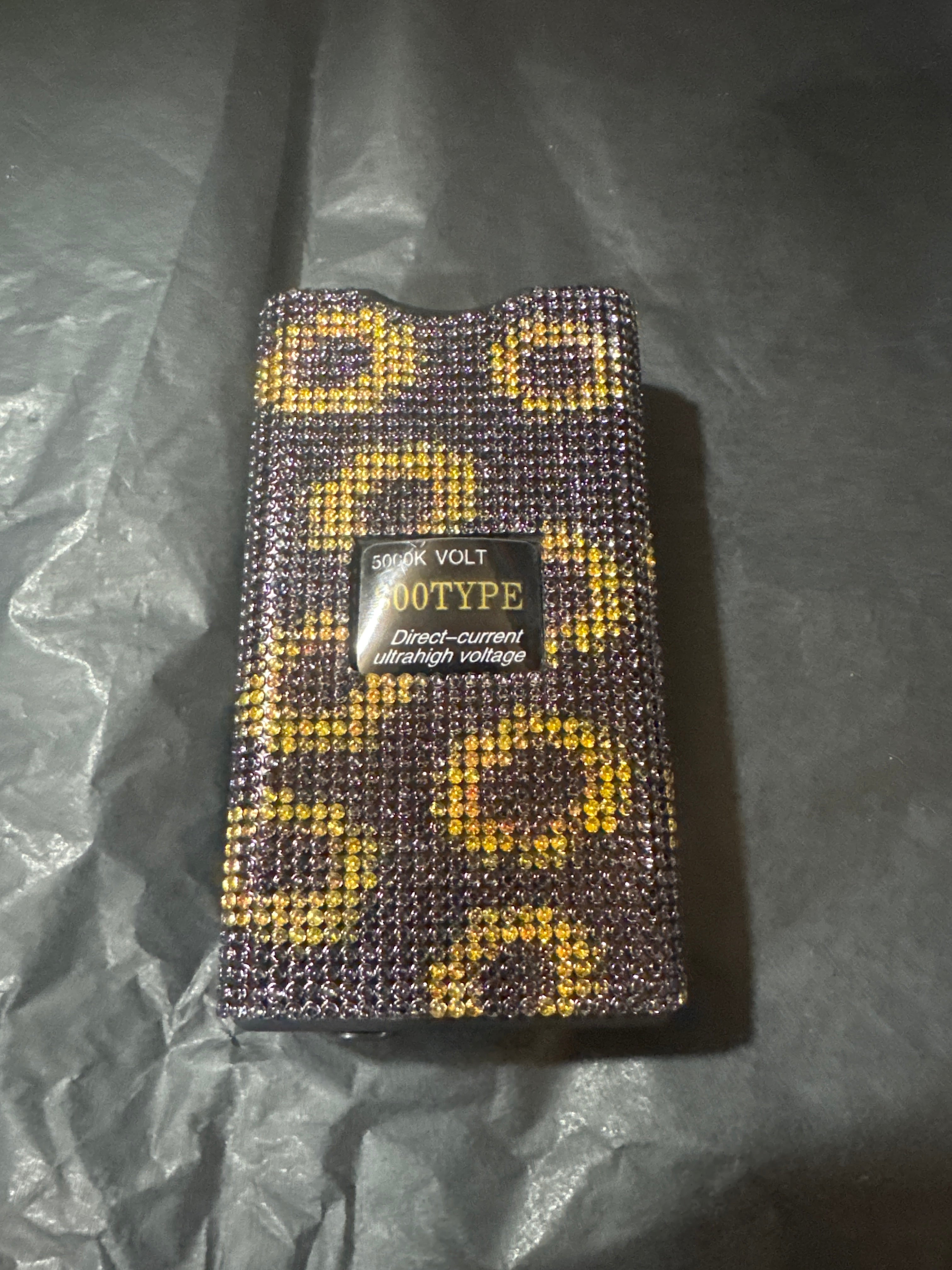 High-Voltage Rhinestone Stun Gun