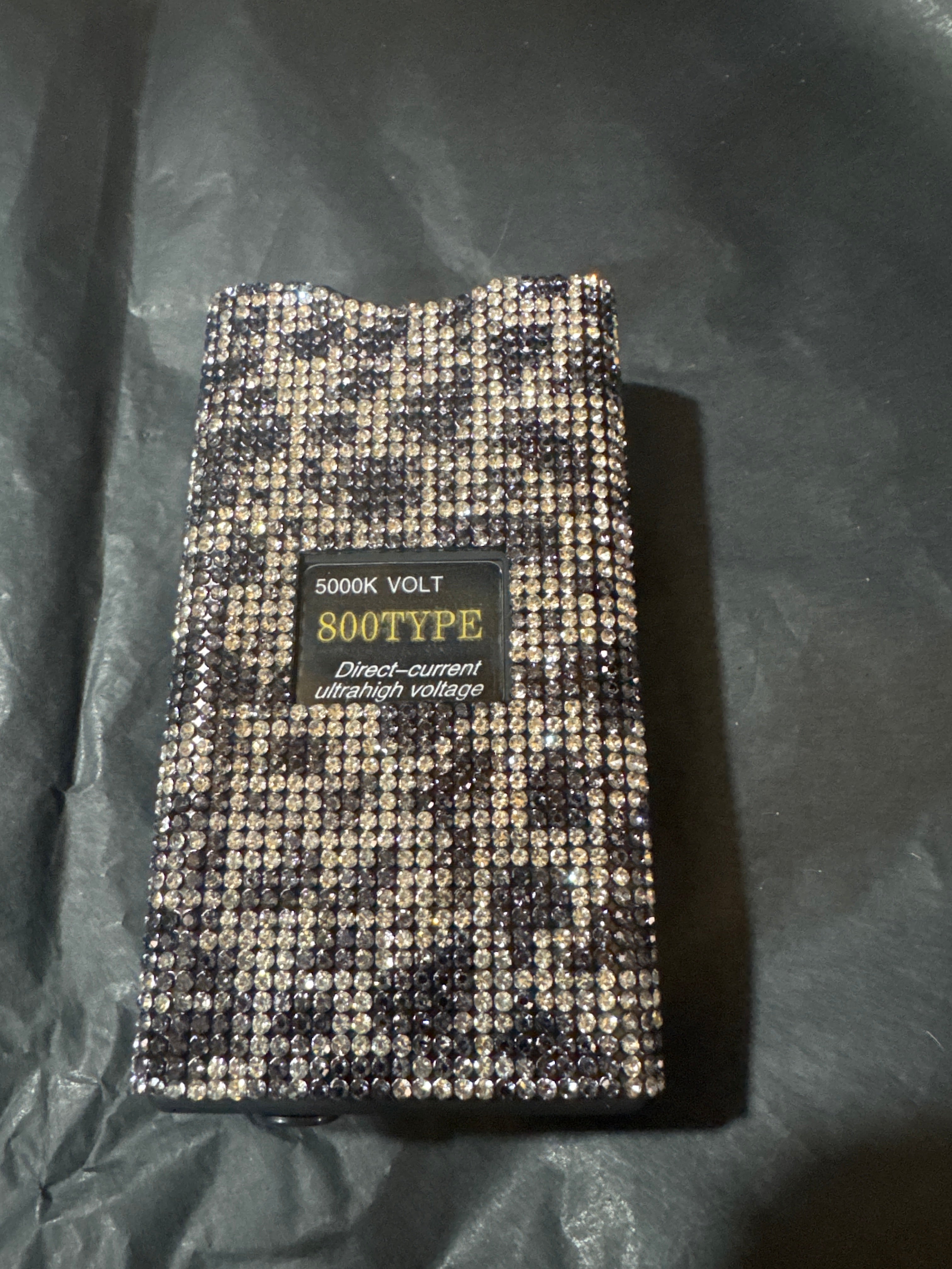High-Voltage Rhinestone Stun Gun
